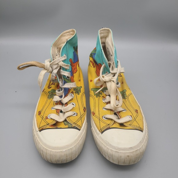 Vintage Keds Looney Tunes Wile E Coyote Road Runner High Top Sneakers W 9.5 - Picture 2 of 8
